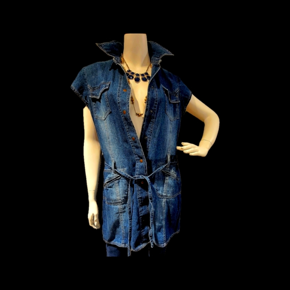 Denim Vest Dress